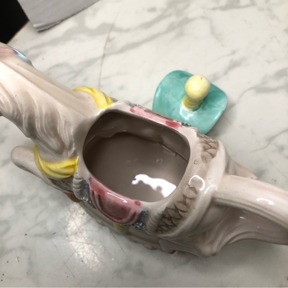 Vintage Heritage Mint - Carousel Horse Teapot Set with Creamer and Sugar Bowl - Picture 8 of 17